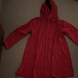 Red Hooded Coat